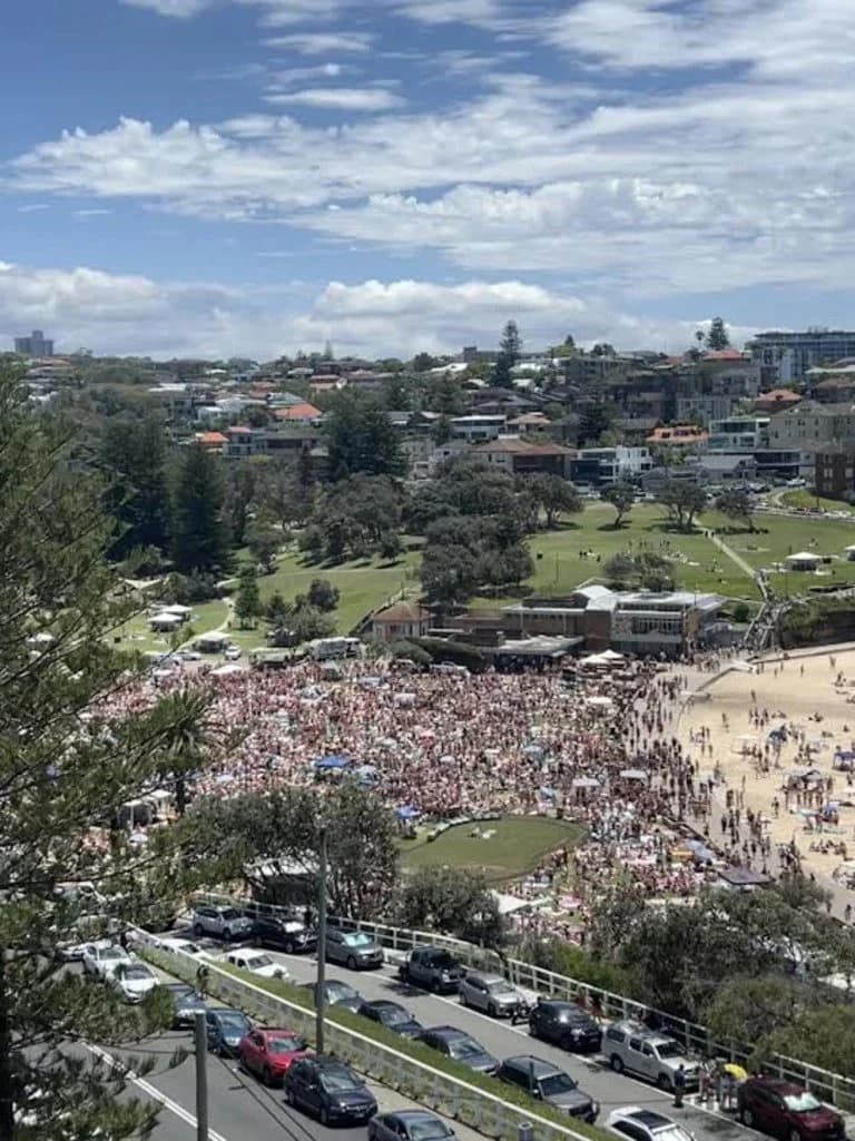 Christmas Day at Bronte Beach