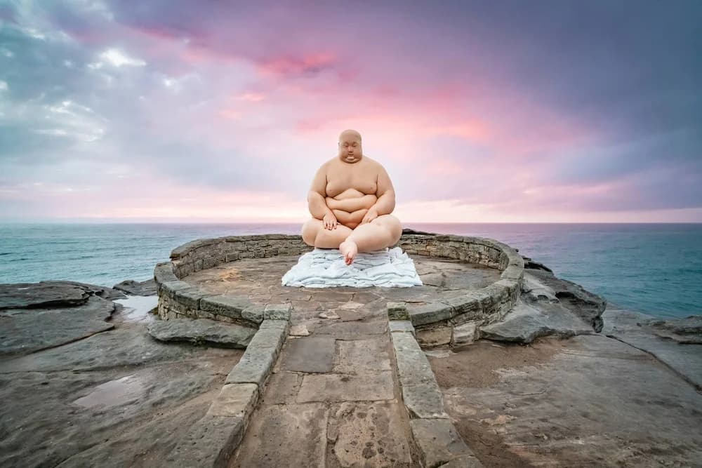 Sculpture by the Sea along the walk