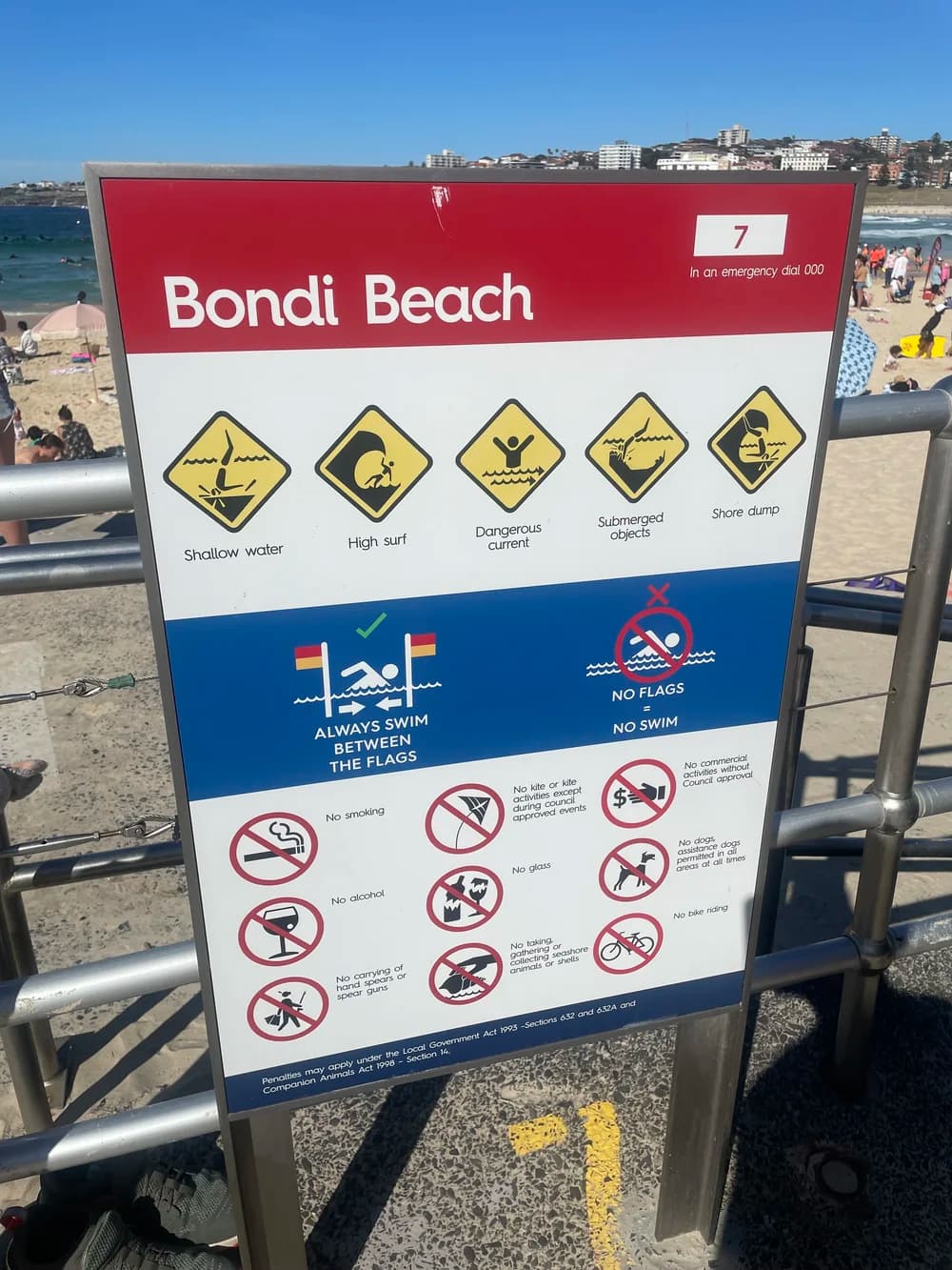 The safest place to swim at Bondi