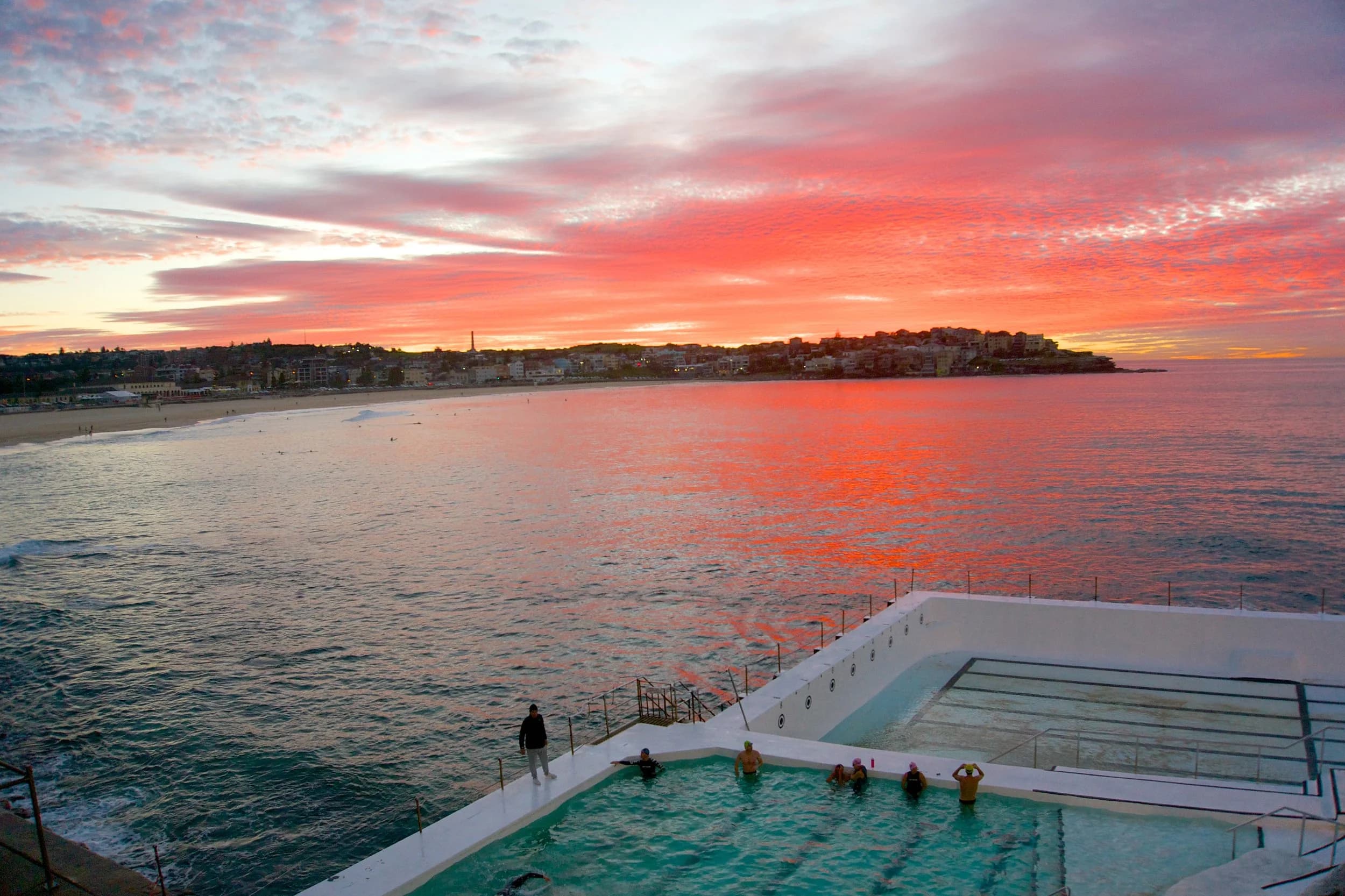 Bondi Beach at sunrise